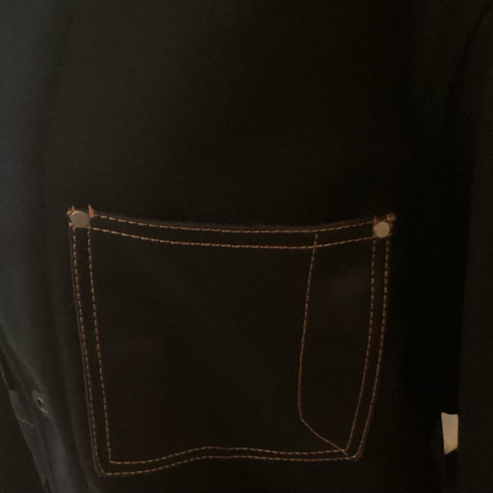 Coach Navy Wool Jacket indigo barn - Picture 3 of 6